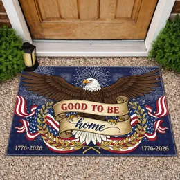 Bald Eagle American Flag 1776-2026 - USA 250th Anniversary Independence Day Freedom Doormat