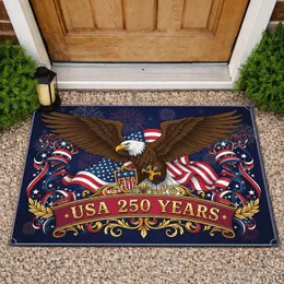 Bald Eagle American Flag 1776-2026 - USA 250th Anniversary Patriotic Home Display Doormat