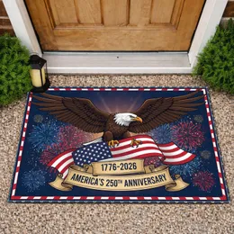 Bald Eagle American Flag 1776-2026 - USA 250th Anniversary Independence Day Gift for Dad Doormat