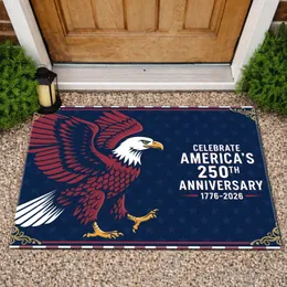Bald Eagle American Flag 1776-2026 - Celebrate America's 250th Anniversary Doormat