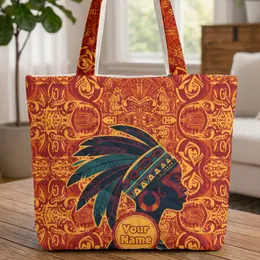 African Woman Profile Ornate Headwear - Everyday Carryall Travel Gift Quilted Tote Bag