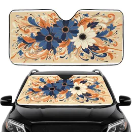 Bold Floral Bloom - Vehicle Interior Decor Gift for Car Owners Car Sunshade