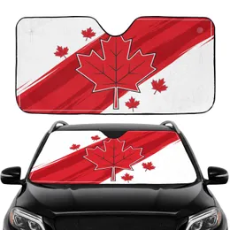 Canadian Maple Leaf Watermark Background Crimson White - Canadian Heritage Gift for Canadians Car Sunshade