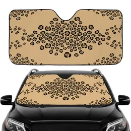 Wild Leopard Spots - Luxurious Fashionista Gift for Big Cat Lover Car Sunshade