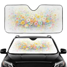 Daisy Flowers Sun-Drenched Field - Nature Lover Gift for Car Owners Car Sunshade