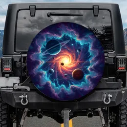 Celestial Nebula Planets - Cosmic Home Decor Gift for Astronomy Fan Spare Tire Cover