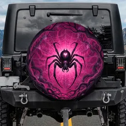 Spider Web Twisted Branches Root-like Formations - Gothic Fantasy Decor Gift for Spider Lover Spare Tire Cover