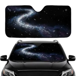 Luminous Cosmic River Star Cluster Nebula Distant Galaxies - Astronomy Lover Gift Car Sunshade