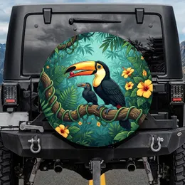 Majestic Toucan Juvenile Bird Tropical Jungle - Wildlife Lover Gift for Birdwatchers Spare Tire Cover