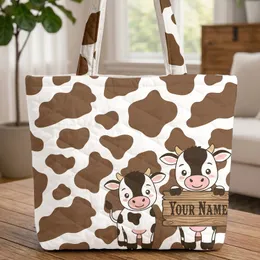 Cowhide Spots Baby Calves Rustic Sign - Farmhouse Cow Bag Lover Gift Quilted Tote Bag