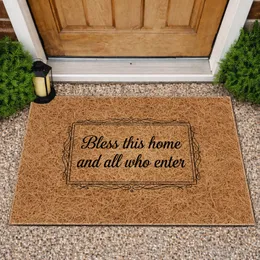 Bless This Home And All Who Enter Home Decor Gift Doormat