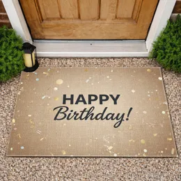 Happy Birthday Confetti Festive Lights - Birthday Party Celebration Doormat