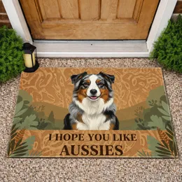 Australian Shepherd Dog I HOPE YOU LIKE AUSSIES - Dog Lover Home Decor Gift Doormat