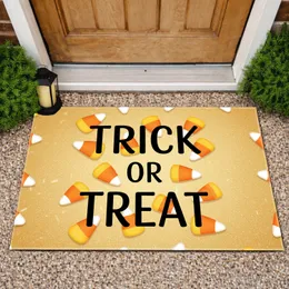 Trick or Treat Candy Corn Halloween Party Celebration Home Decor Gift Doormat
