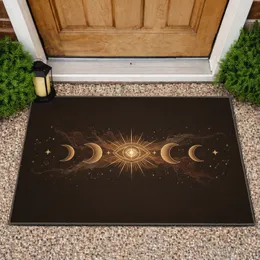 Cosmic All-Seeing Eye Moon Phases Stars - Mystical Home Decor Gift Doormat