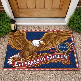 Bald Eagle American Flag 1776-2026 - USA 250th Anniversary Freedom Gift for Veterans Doormat
