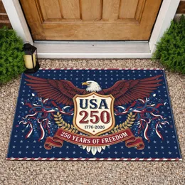 Bald Eagle USA 250 Shield 1776-2026 - Patriotic 250 Years of Freedom Anniversary Doormat