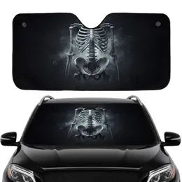 Anatomical Human Skeleton Torso - Car Interior Upgrade Gift for Science Lover Car Sunshade