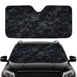 Tactical Interlocking Camouflage with Organic Shapes - Road Trip & Commute Accessory Car Sunshade