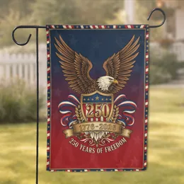 Bald Eagle Shield 1776-2026 - USA 250th Anniversary Independence Day Gift for Veterans Garden Flag