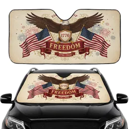 Bald Eagle 1776 Freedom Flag - USA 250th Anniversary Car Interior Upgrade Car Sunshade