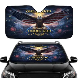 Bald Eagle American Flag We The People 1776-2026 - USA 250th Anniversary Car Interior Upgrade for Veterans Car Sunshade