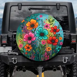 Wildflower Garden Bloom - Home Decor Gift for Garden Lover Spare Tire Cover
