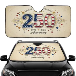 250 United States Anniversary 1776-2026 - Independence Day Car Interior Upgrade Car Sunshade