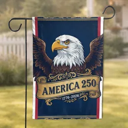 Bald Eagle America 250 1776-2026 - USA 250th Anniversary Independence Day Gift Garden Flag