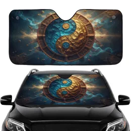 Yin Yang Cosmic Eye Ancient Nebula - Car Interior Upgrade Car Sunshade