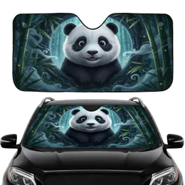 Baby Panda Mystical Bamboo Forest Car Interior Upgrade Panda Lover Gift Car Sunshade