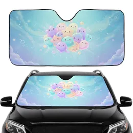 Translucent Jelly Ghost Star Blobs Aquatic Celestial Road Trip Gift Car Interior Upgrade Car Sunshade