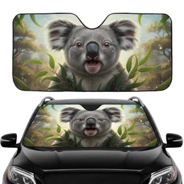 Australian Surprised Koala Eucalyptus Bushland Nature Wildlife Lover Car Accessory Car Sunshade