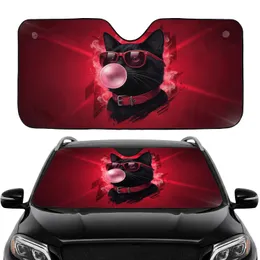 Black Cat Sunglasses Bubblegum - Road Trip Essential Car Interior Upgrade Car Sunshade