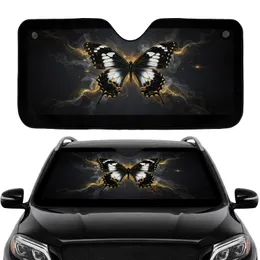 Butterfly Wing Golden Trails Mist Flares - Auto Interior Upgrade Car Sunshade