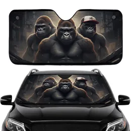 Three Gorillas Baseball Cap Sunglasses - Urban Industrial Road Trip Accessory Car Sunshade