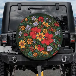 Lush Floral Tapestry Garden - Home Decor Gift for Gardeners Spare Tire Cover
