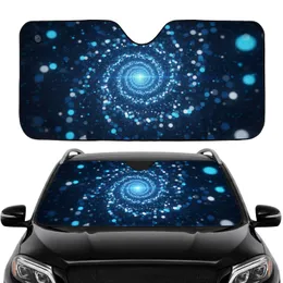 Cosmic Vortex Tunnel Luminous Bokeh Lights - Road Trip Commute Accessory Car Sunshade