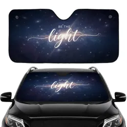 Cosmic Nebula 'BE THE light' Script - Car Interior Upgrade Car Sunshade