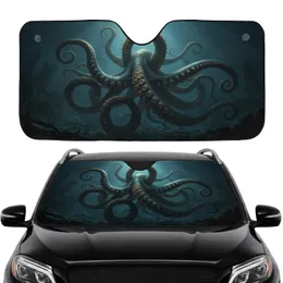 Colossal Kraken Tentacles Deep Abyss Ruins - Car Road Trip Accessory Car Sunshade