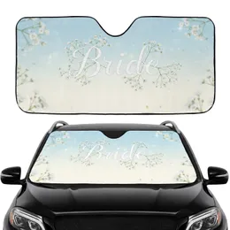 Bride Baby's Breath Flowers - Wedding Gift for Bride-to-Be Car Sunshade