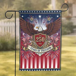 Bald Eagle American 250th Anniversary 1776-2026 - Independence Day Gift Garden Flag