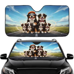 Bernese Mountain Dogs Driving Sunglasses Beret - Road Trip Gift for Dog Lover Car Sunshade