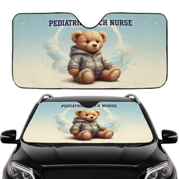 Pediatric Psych Nurse Teddy Bear - Car Interior Upgrade for Nurses Car Sunshade