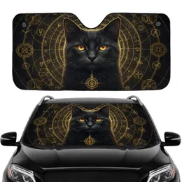 Black Cat Occult Sigils Celestial Charts Car Interior Upgrade Cat Lover Gift Car Sunshade