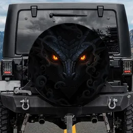Dragon Eyes Scaled Skin Brow Ridges - Fantasy Lover Adventure Gift Spare Tire Cover