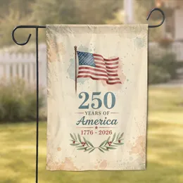 American Flag Olive Branch 250 Years America 1776-2026 - USA 250th Anniversary for Veterans Garden Flag
