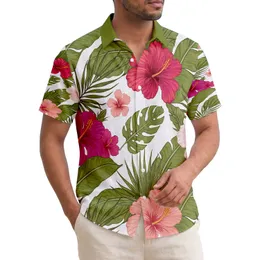 Banana Palm Monstera Hibiscus Floral - Home Decor Gift Hawaiian Shirt