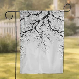 Blooming White Blossoms Deciduous Tree - Nature Lover Home Decor Gift Garden Flag