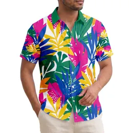 Large Scale Continuous Tropical Leaves Broad Organic Foliage Canopy - Home Decor Gift Hawaiian Shirt